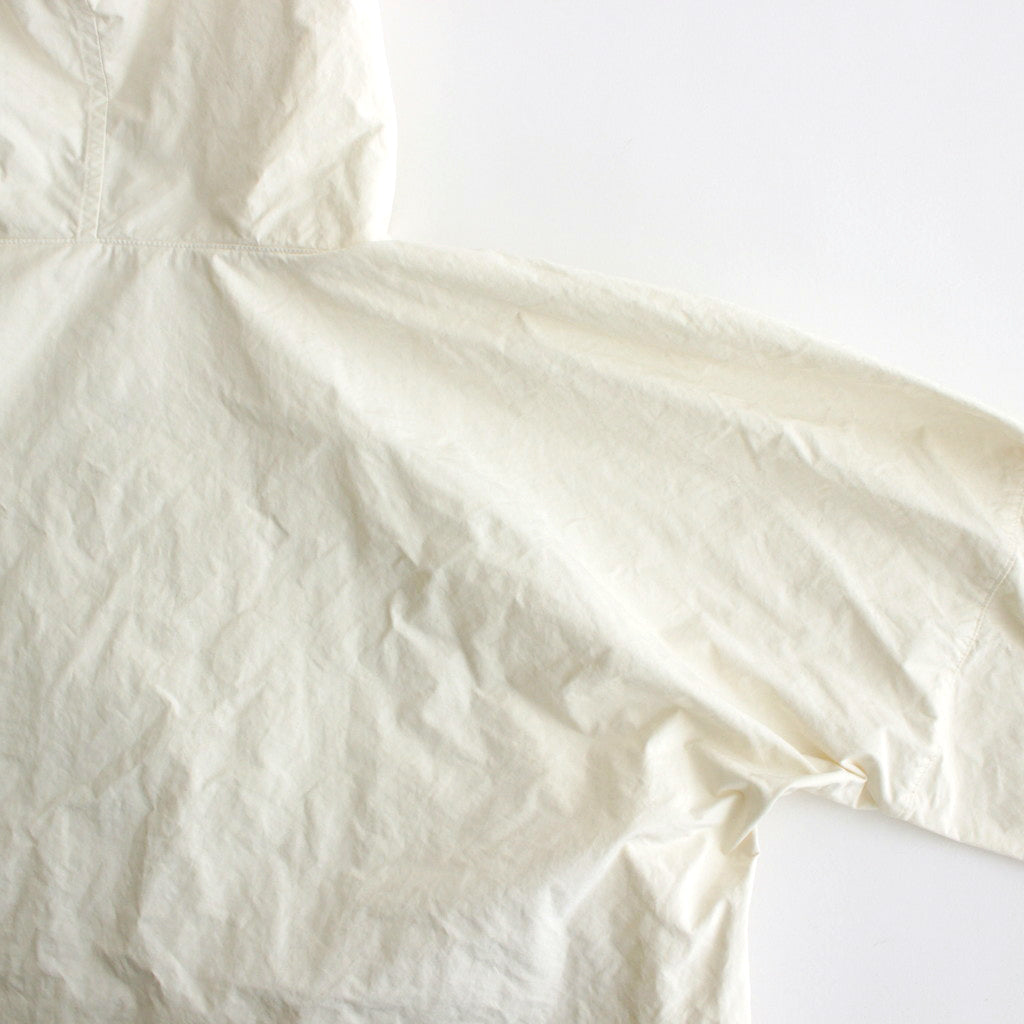 GARMENT DYE HOODIE BLOUSON #OFF WHITE [no.6617]