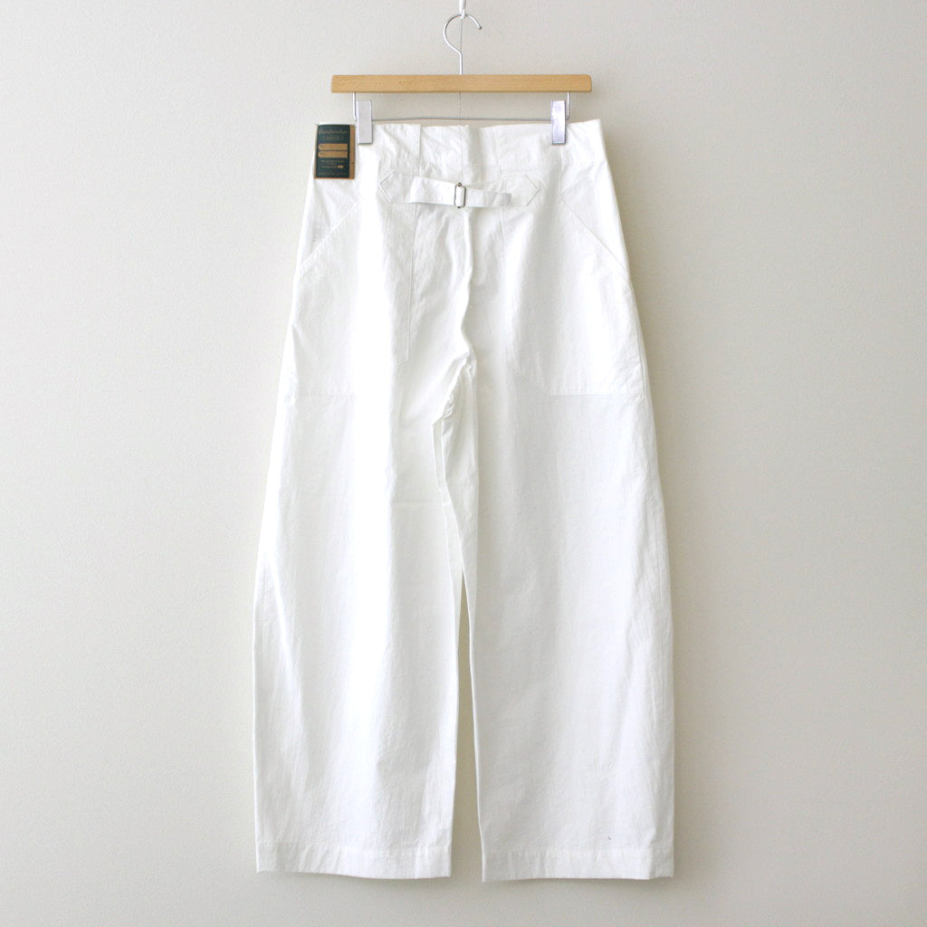 HW wide trousers #white [241511]