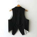 かたる月 logger vest #black [TLF-224-ve001-vlw]