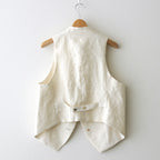 かたる月 logger vest #ecru [TLF-224-ve001-vlw]