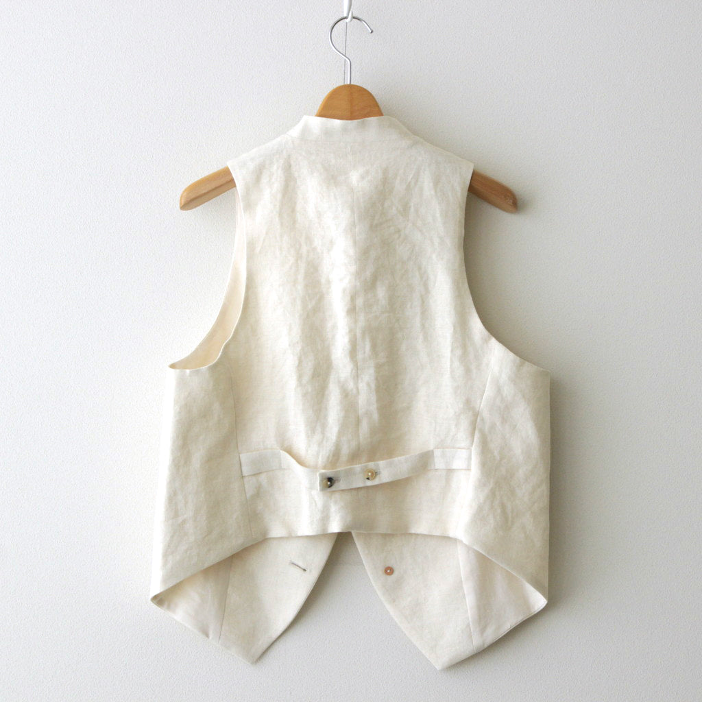 かたる月 logger vest #ecru [TLF-224-ve001-vlw]