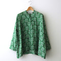 CHARLOTTE BLOUSE #moss green [27-0015s]