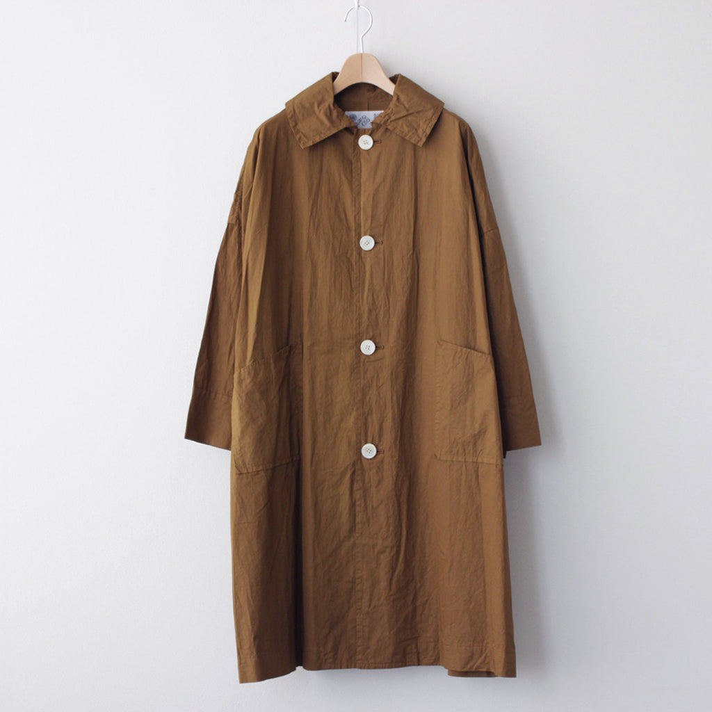GARMENT DYE UMBRELLA COAT #brown [no.6277]