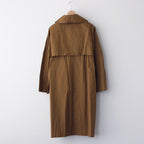 GARMENT DYE UMBRELLA COAT #brown [no.6277]