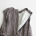 SCOTLAND PEAT CHECK NO SLEEVE DRESS #peat [no.6294]