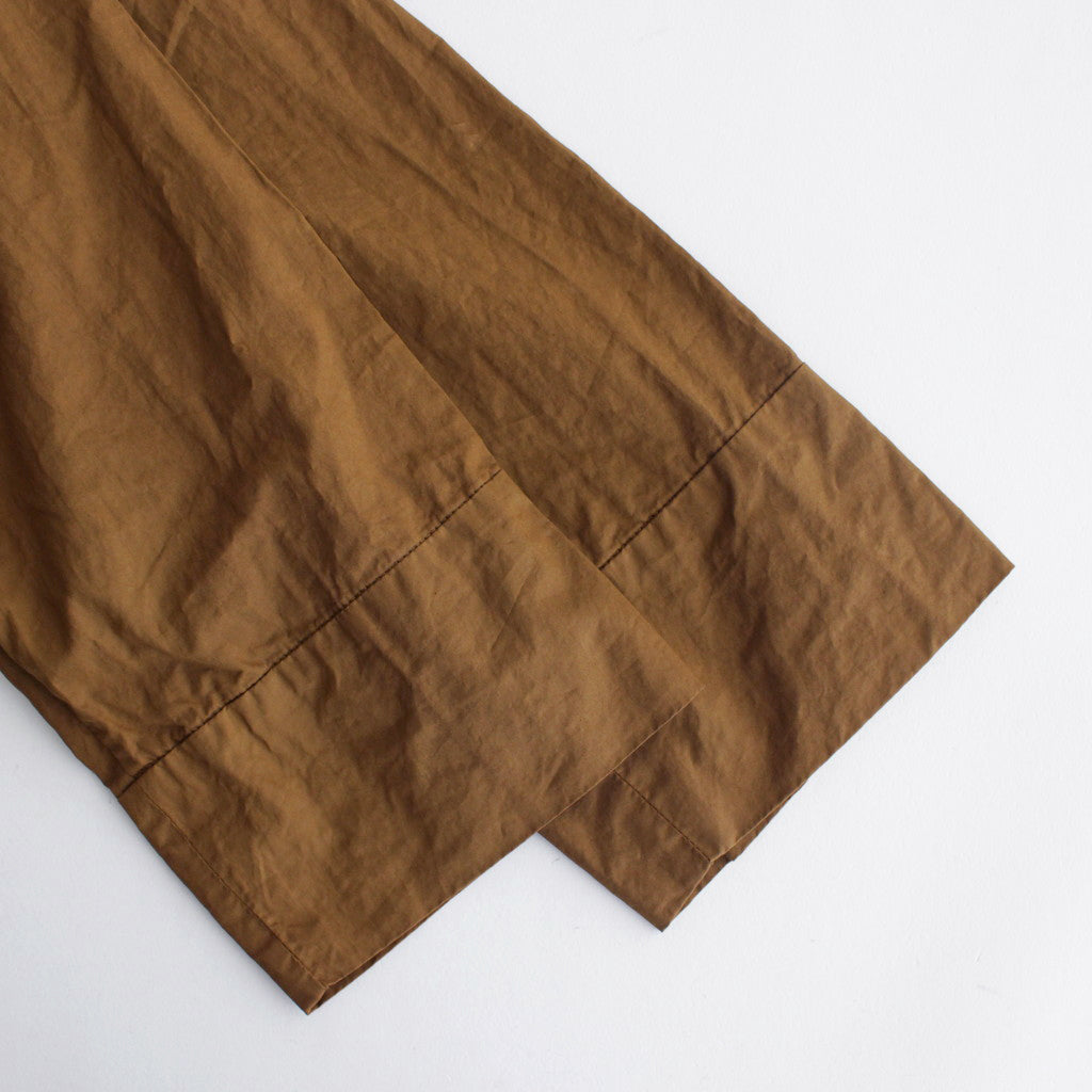 GARMENT DYE UMBRELLA COAT #brown [no.6277]