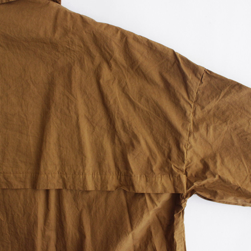 GARMENT DYE UMBRELLA COAT #brown [no.6277]