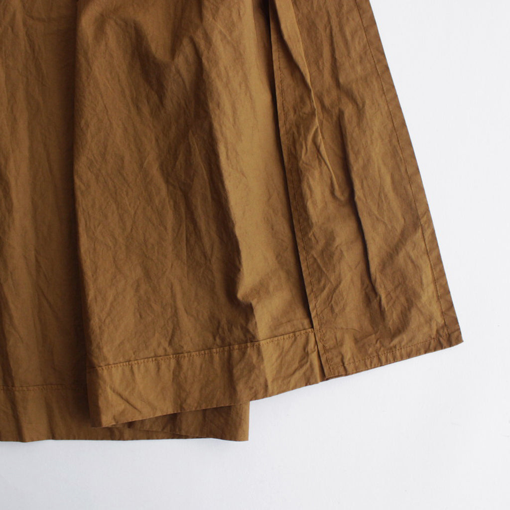 GARMENT DYE UMBRELLA COAT #brown [no.6277]