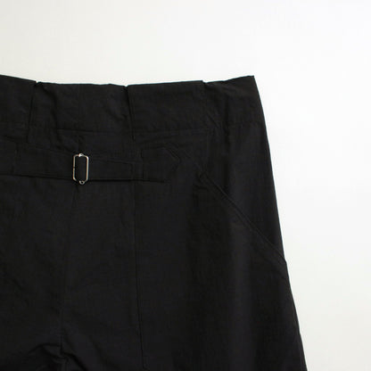 HW wide trousers #Black [241511]