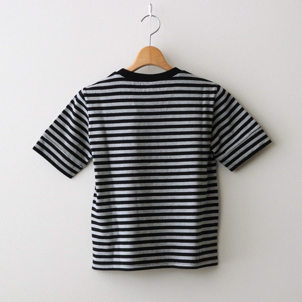 Classic Tenjiku Compact T-shirt #128 Black x Gray Border [US241CT021]