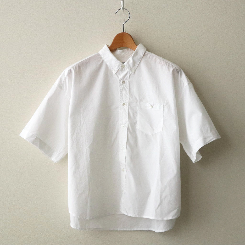 Typewriter Short Sleeve Button Down SH #010 White [TS240SH077]