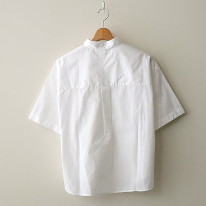 Typewriter Short Sleeve Button Down SH #010 White [TS240SH077]