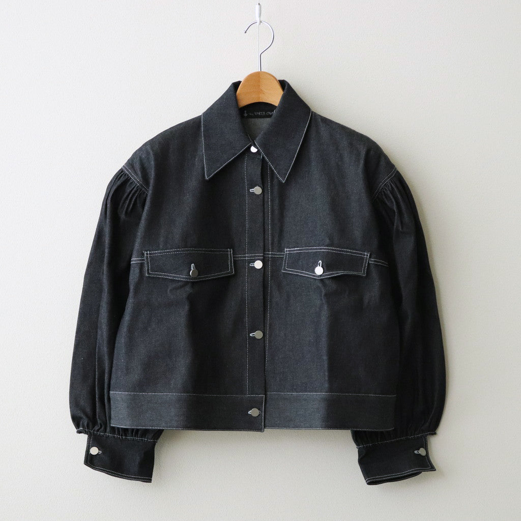 volume sleeve denim JK #indigo [1459-006]
