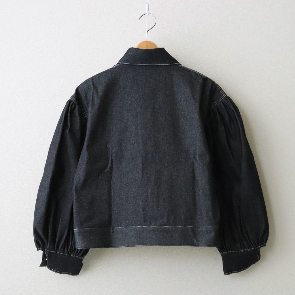 volume sleeve denim JK #indigo [1459-006]