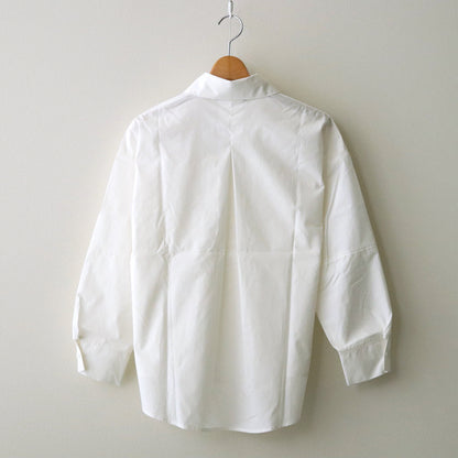 organic cotton bigpocket shirt #white [1456-001]