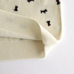 HYDE PARK CARDIGAN #white × black terrier [no.6940] 