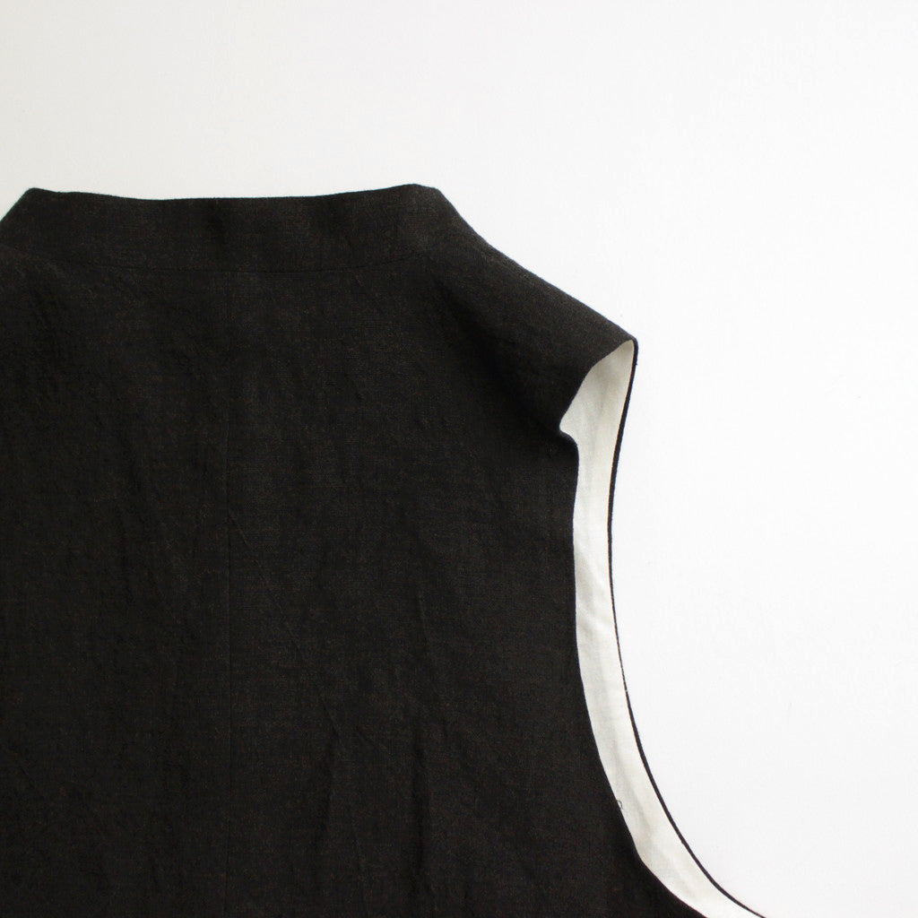 かたる月 logger vest #black [TLF-224-ve001-vlw]