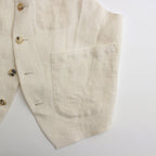 かたる月 logger vest #ecru [TLF-224-ve001-vlw]