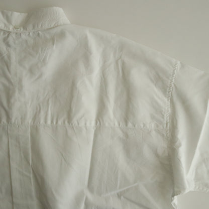 Typewriter Short Sleeve Button Down SH #010 White [TS240SH077]