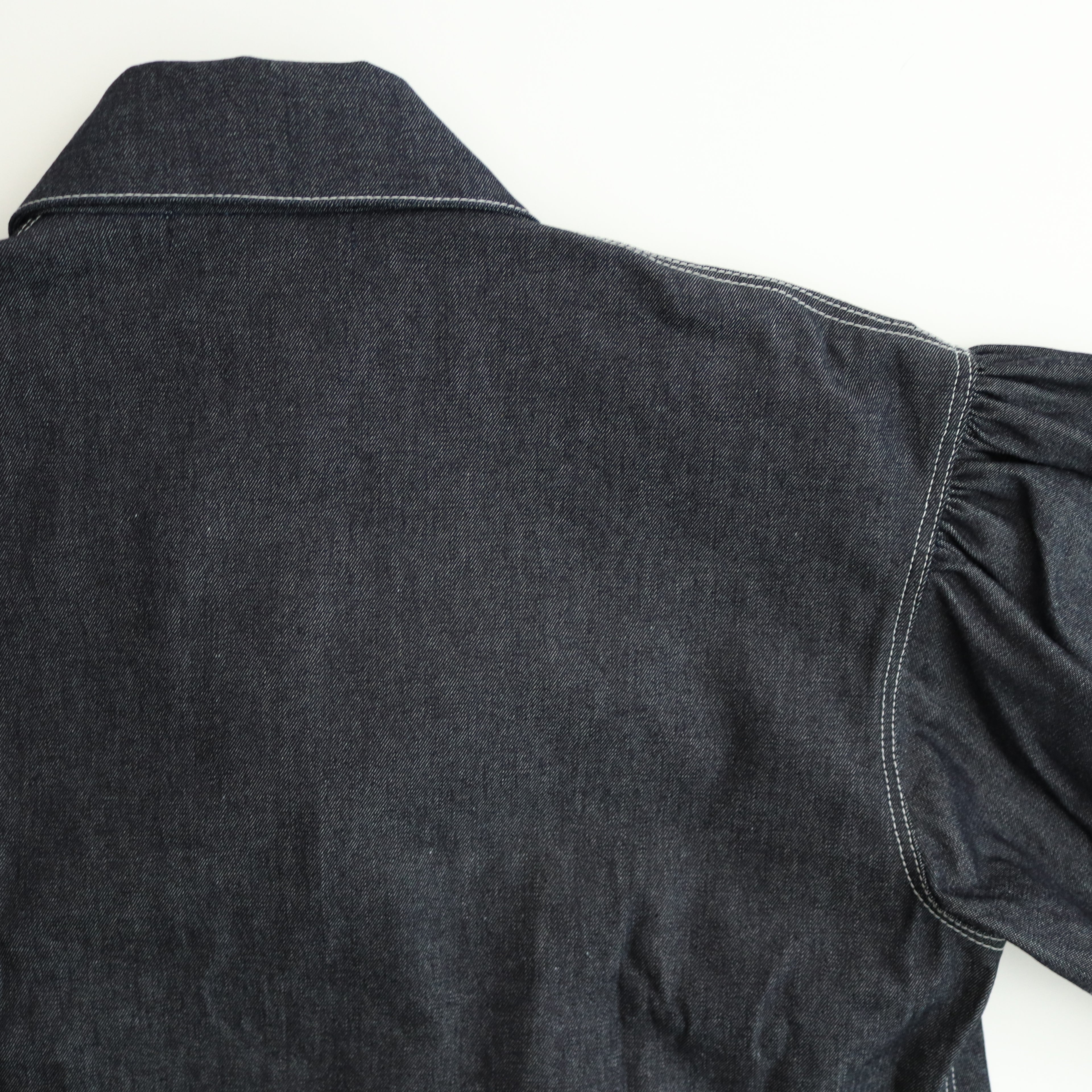 volume sleeve denim JK #indigo [1459-006]