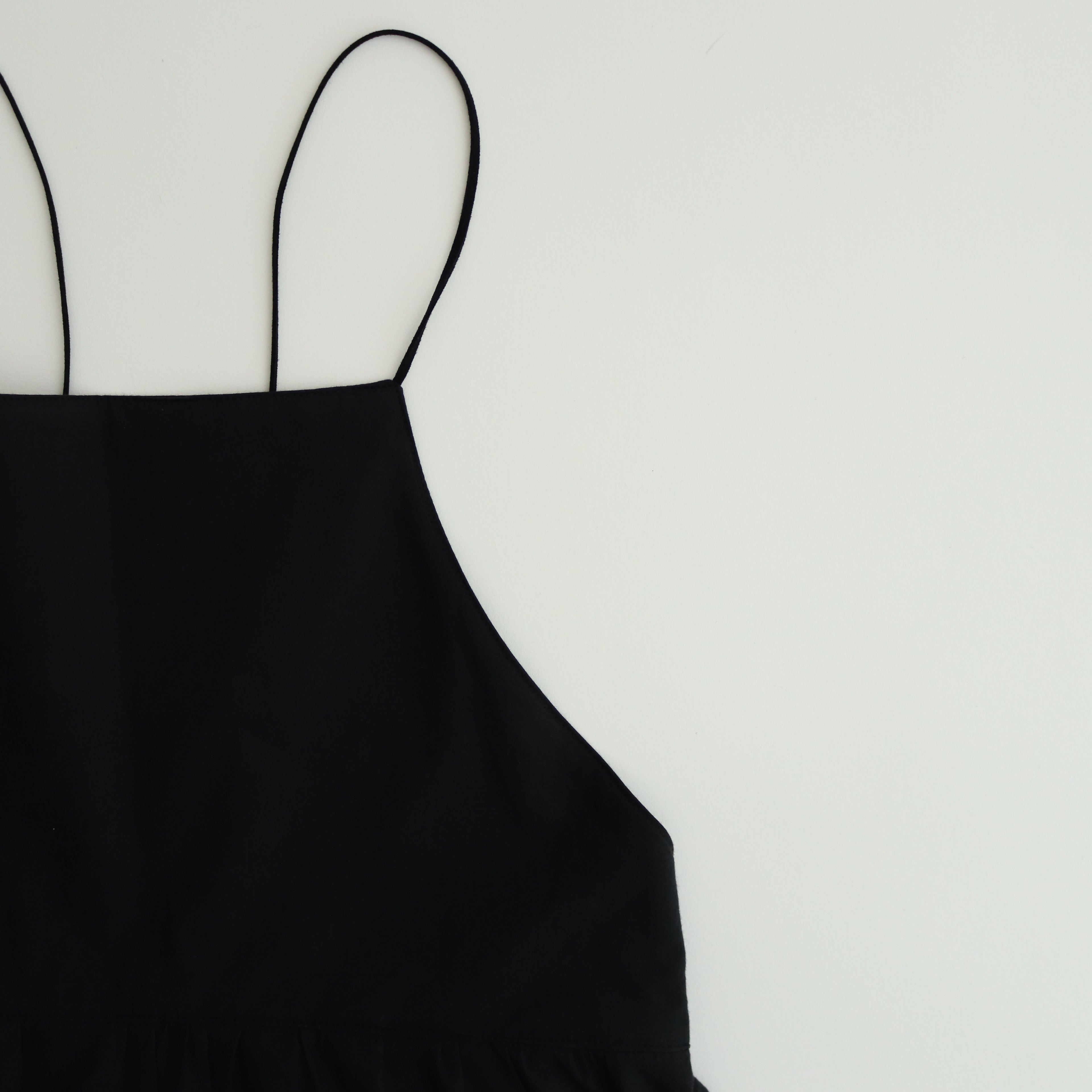 camisole tiered dress #black [1359-004]