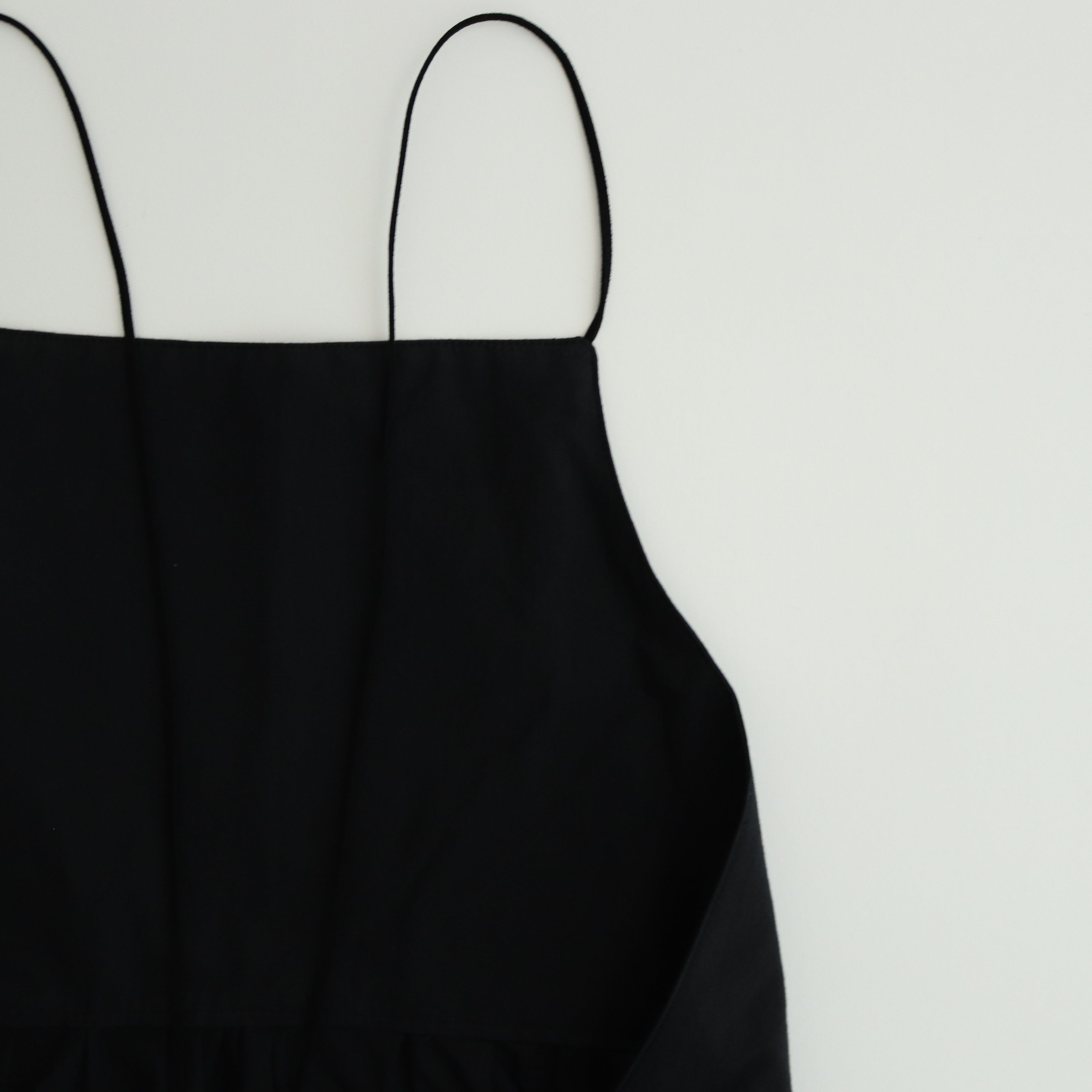 camisole tiered dress #black [1359-004]