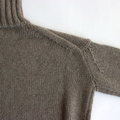 ECO CASHMERE HIGH NECK PO #NATURAL [no.6519]