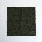 WHERE IS MY DOG? ​​GAUZE SHAWL #KHAKI [no.6486]
