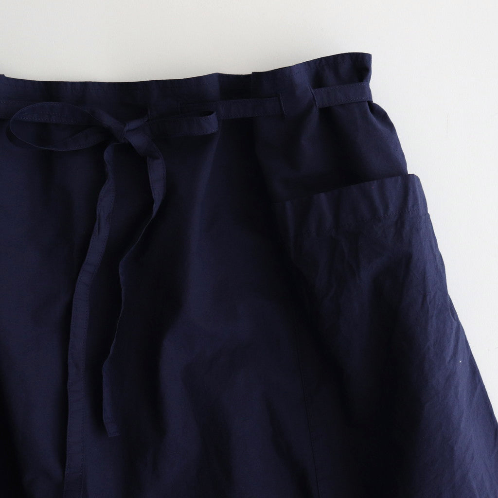 GARMENT DYE STRING SKIRT #navy [no.6854]