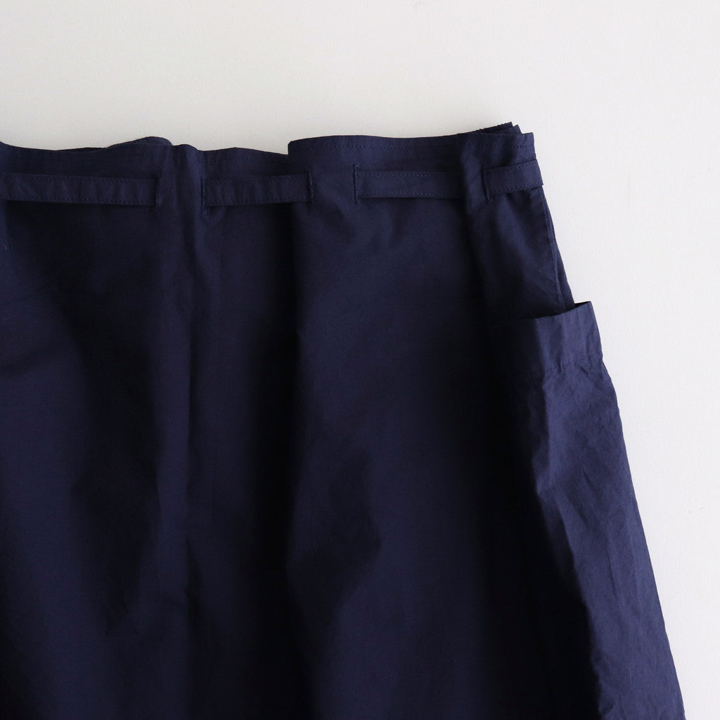 GARMENT DYE STRING SKIRT #navy [no.6854]