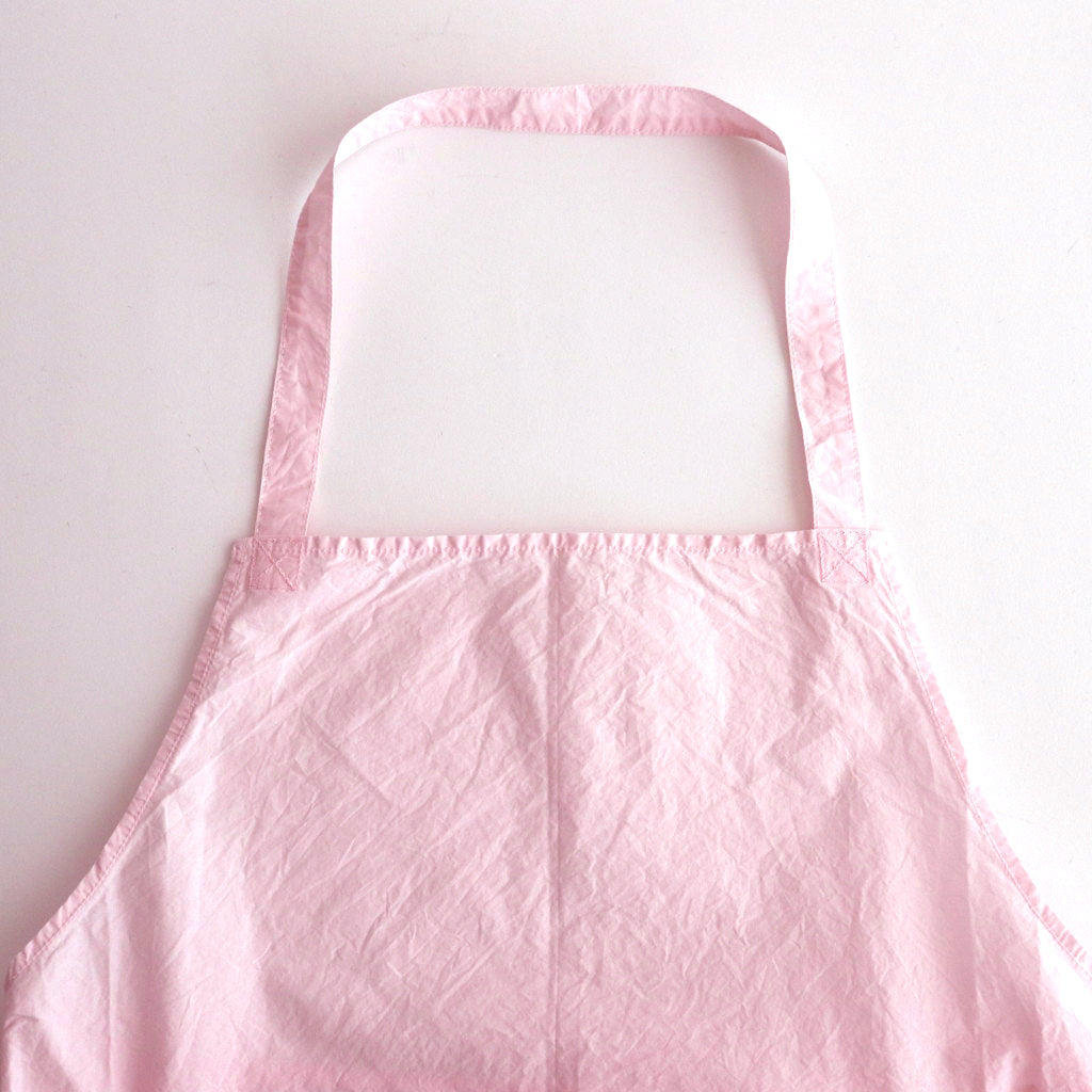 GARMENT DYE APRON #pink [no.6860]