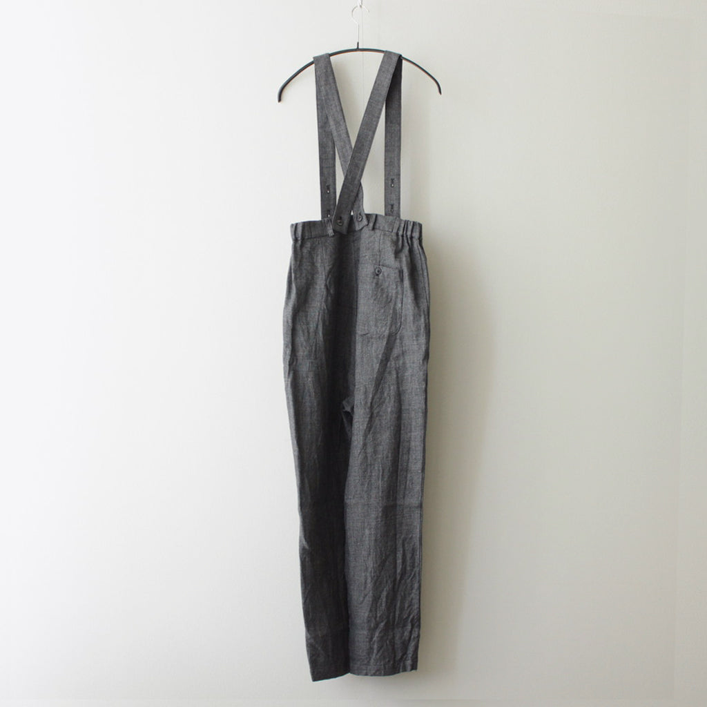 路傍の月 suspender trousers #black [TLF-124-pa003-lws]