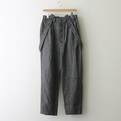路傍の月 suspender trousers #black [TLF-124-pa003-lws]