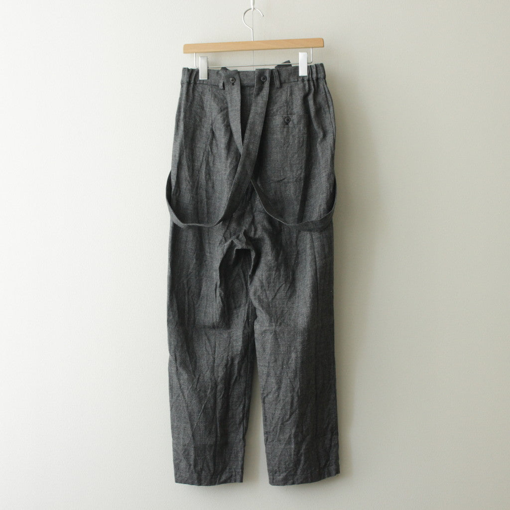 路傍の月 suspender trousers #black [TLF-124-pa003-lws]