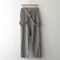 路傍の月 suspender trousers #stone gray [TLF-124-pa003-lws]