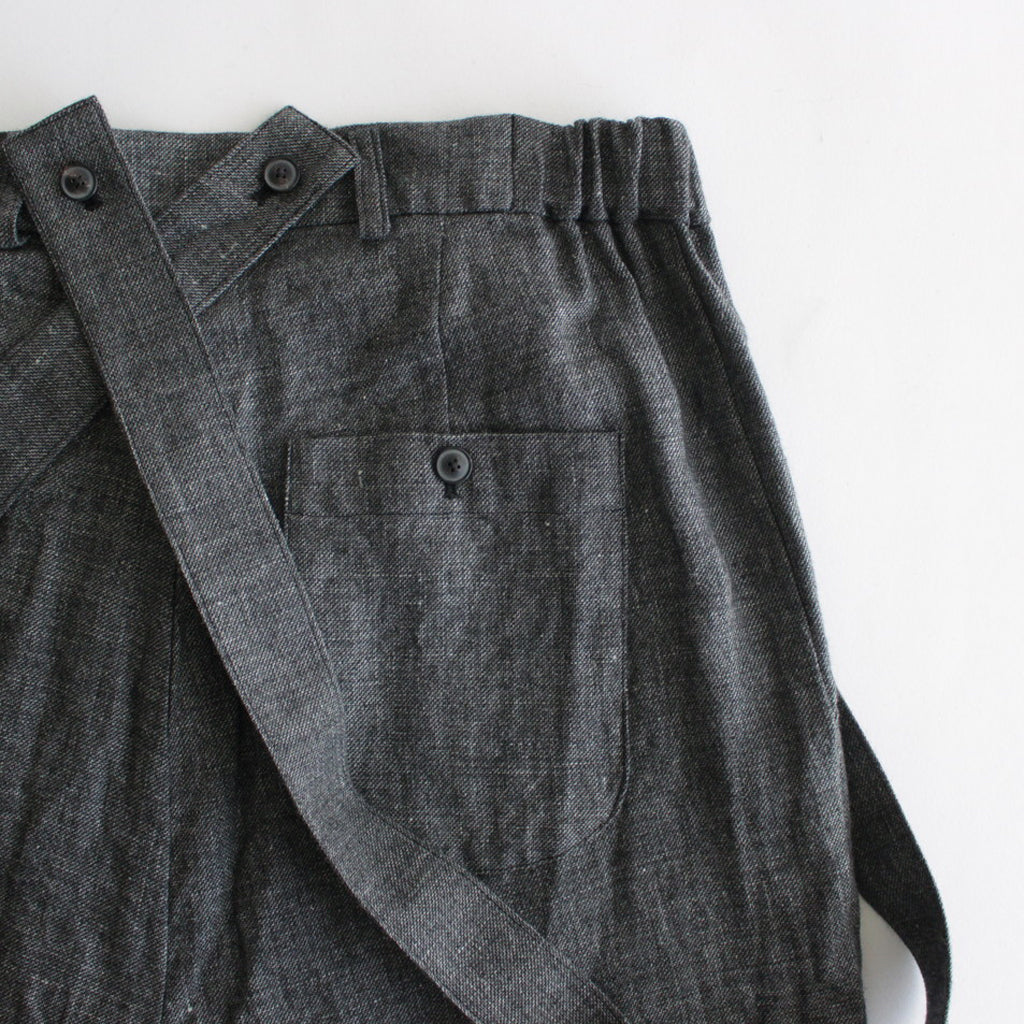 路傍の月 suspender trousers #black [TLF-124-pa003-lws]