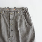 路傍の月 suspender trousers #stone gray [TLF-124-pa003-lws]