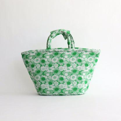 JACQUARD DAISY MARCHE BAG (S) #green [no.6919] 