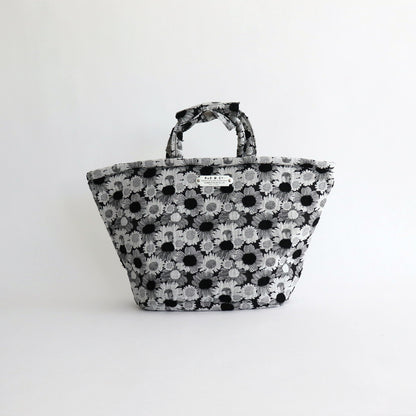 JACQUARD DAISY MARCHE BAG (S) #black [no.6919]