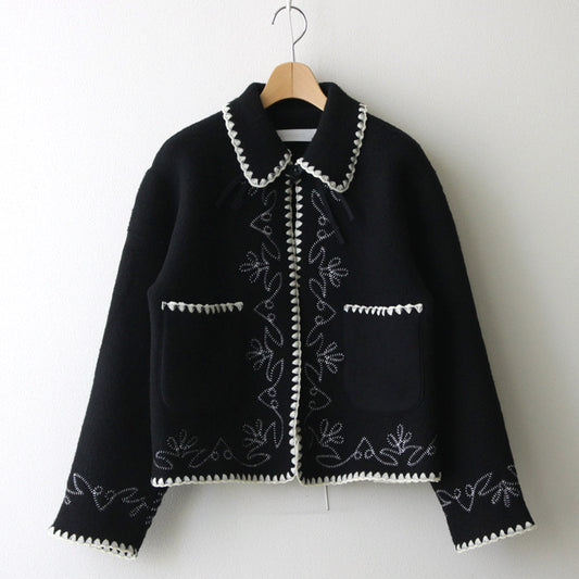 Kigansai fleece jacket #Black [232203]
