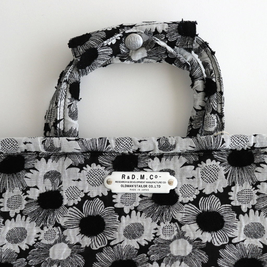 JACQUARD DAISY MARCHE BAG (S) #black [no.6919] 