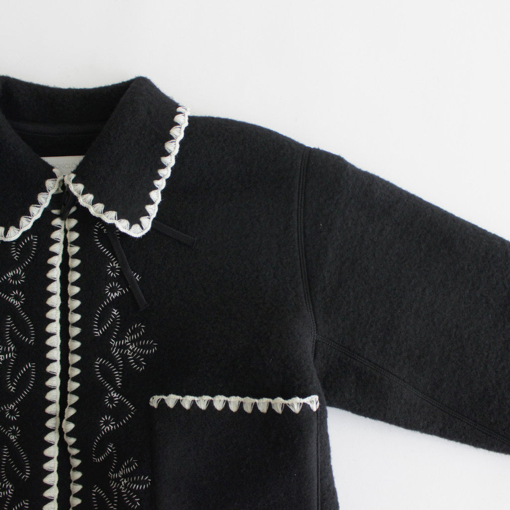 Kigansai fleece jacket #Black [232203]