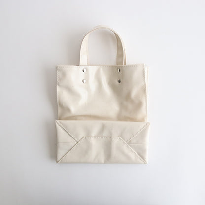 PAPER TOTE SMALL CANVAS #NATURAL [TMB-2286H]