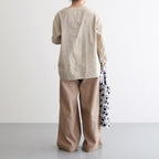 G.D CREW NECK SHIRT JACKET #beige [no.6779]