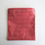 Drawstring bag GINGHAM #RED [TMB-1863H]