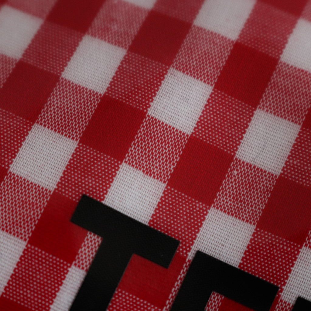 Drawstring bag GINGHAM #RED [TMB-1863H]