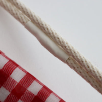 巾着 GINGHAM #RED [TMB-1863H]