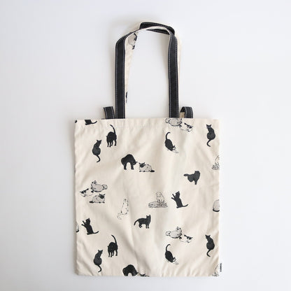 3HANDLE TOTE PRINT CAT #CAT [TMB-21040A]