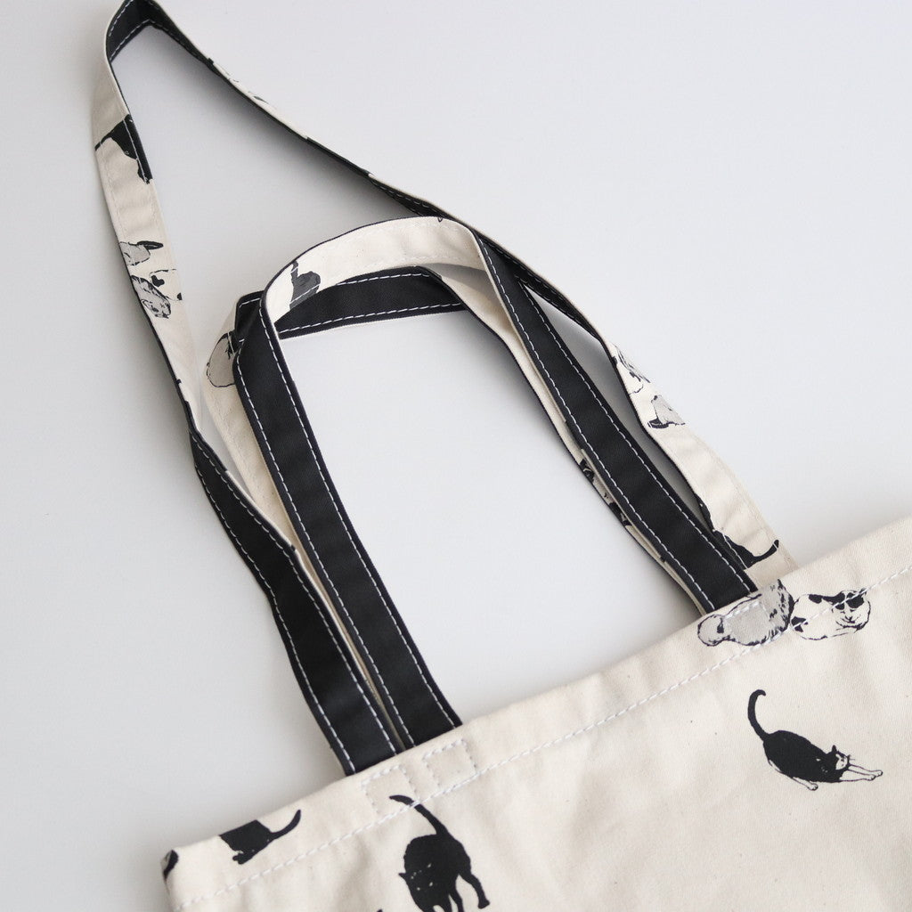 3HANDLE TOTE PRINT CAT #CAT [TMB-21040A]