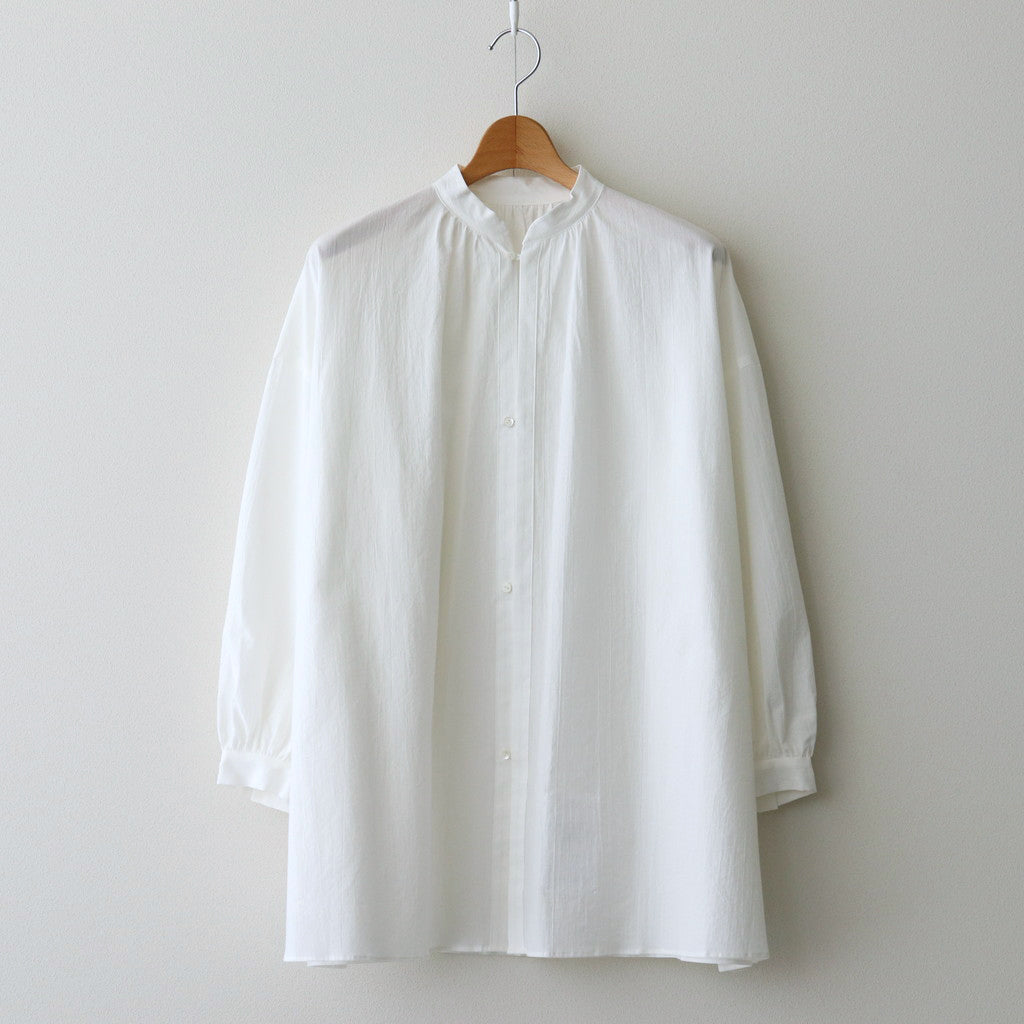 Flared blouse #white [TLF-125-sh003-vcg]